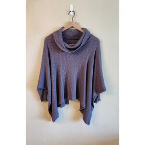 Free People Cowlneck Sweater with Open Back Size Large Women's Top